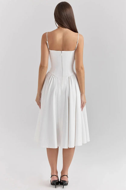 Celine Corset Midi Dress