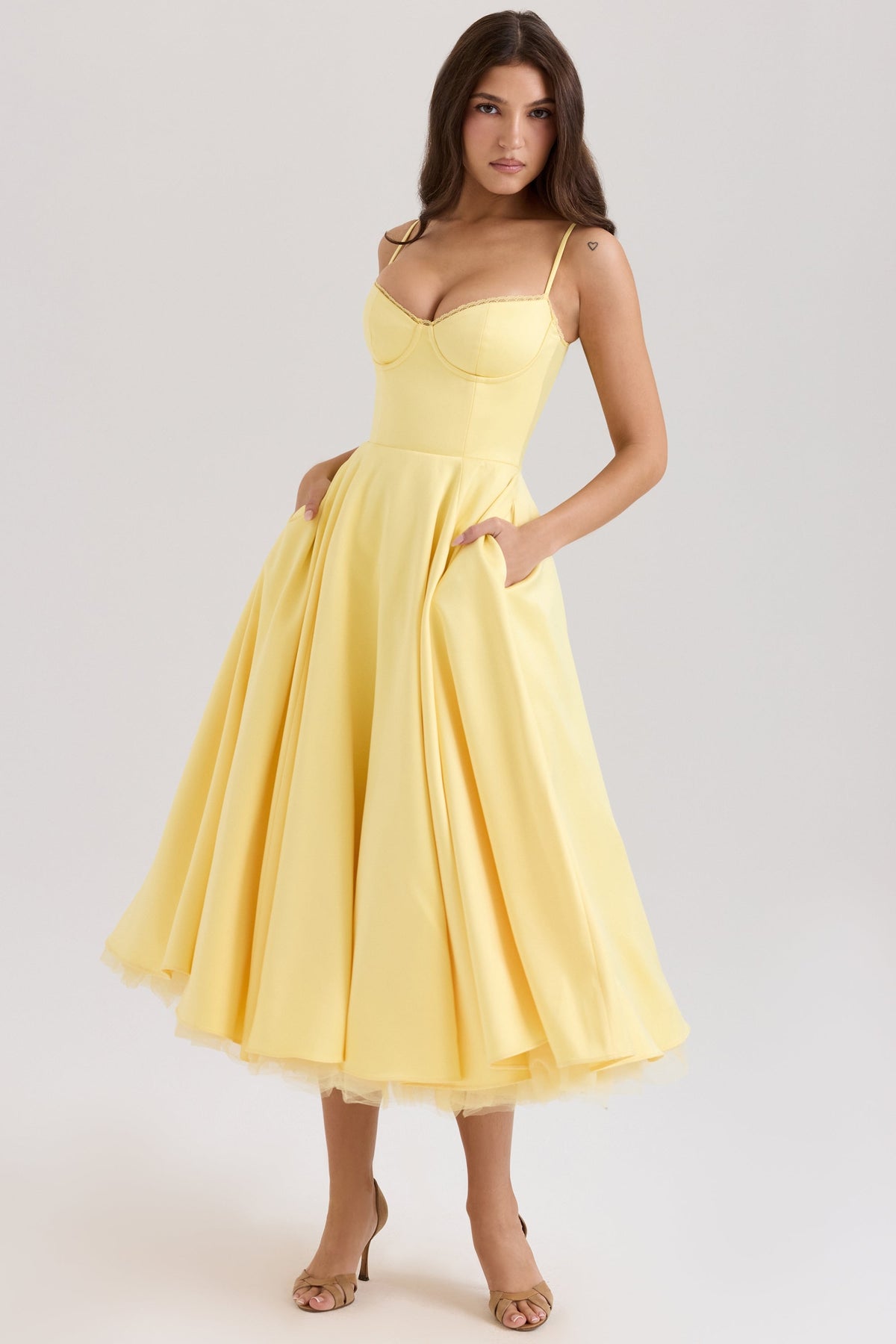 Cindy Tulle Midi Dress